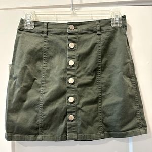 2 for $10 🔥 Button Up Mini Skirt